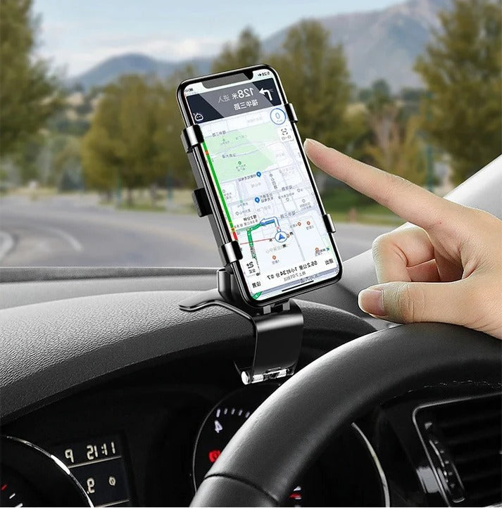 360° Rotating Car Phone Mount for Hands-Free Use | Secure and Accessible