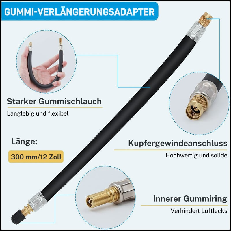 Tire Valve Extensions – Flexible Access Tool for Efficient Inflation