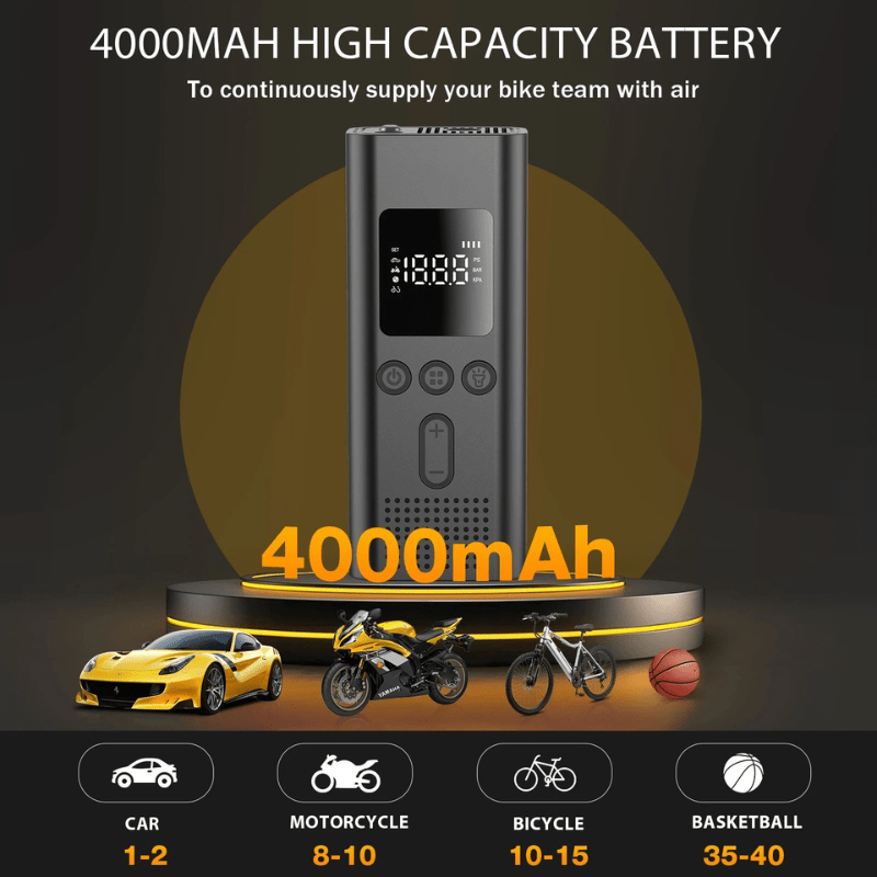 PowerFlow Cordless Air Pump with 150 PSI and Digital Display