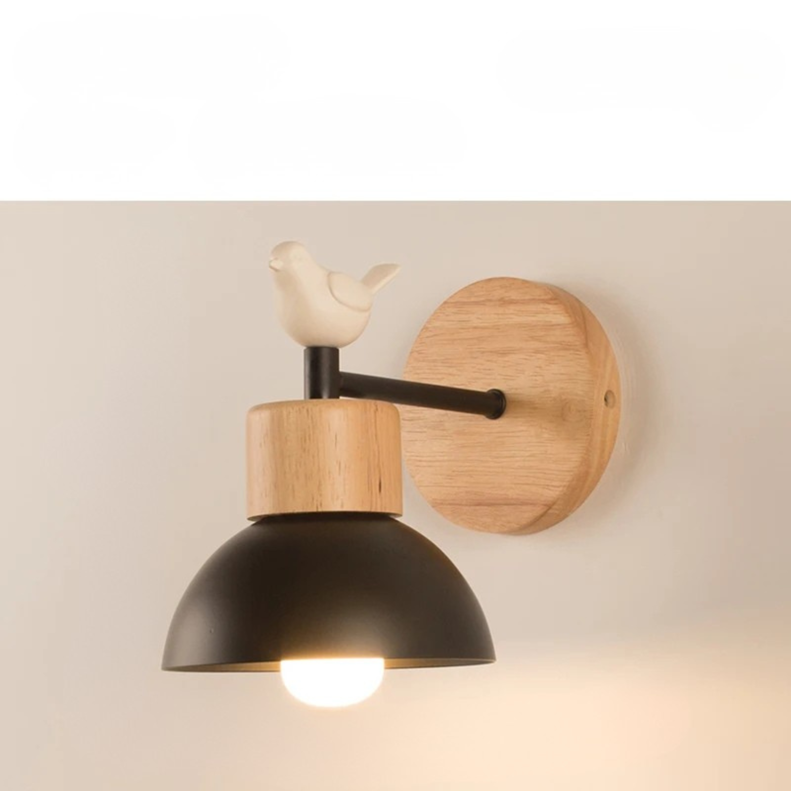 Natural Elegance LED Wall Light for Bedroom & Hallways