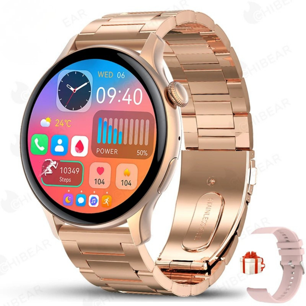 2025 Women’s Health-Focused Smartwatch with AI & Bluetooth