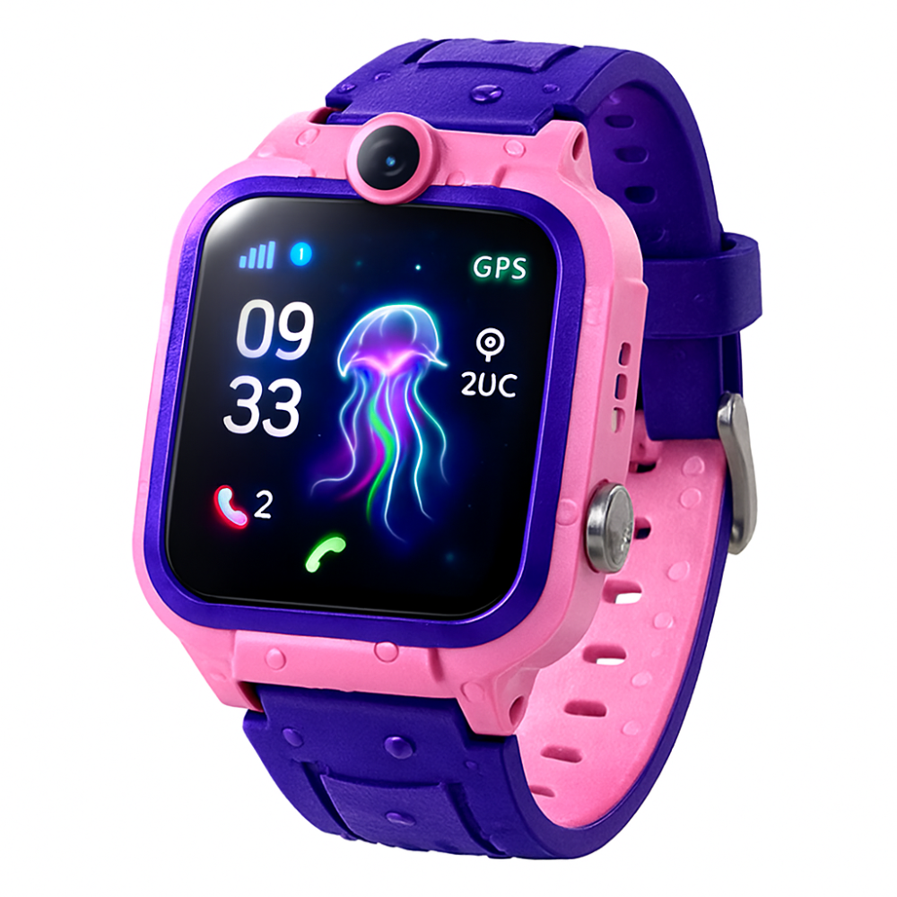 Kids' Smart Tracker Watch with SOS and Camera Functionality
