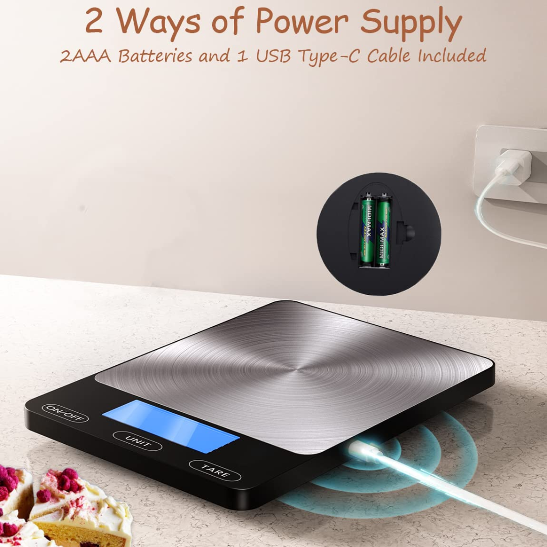 LCD Display Kitchen Scale – Weighs up to 15 kg