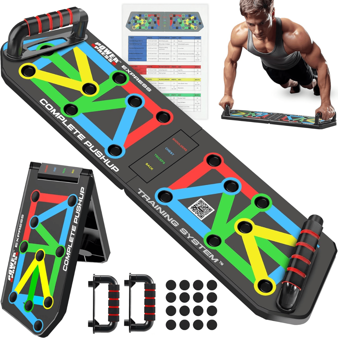 FlexiFit Portable Push-Up Board with 30 Targeted Positions