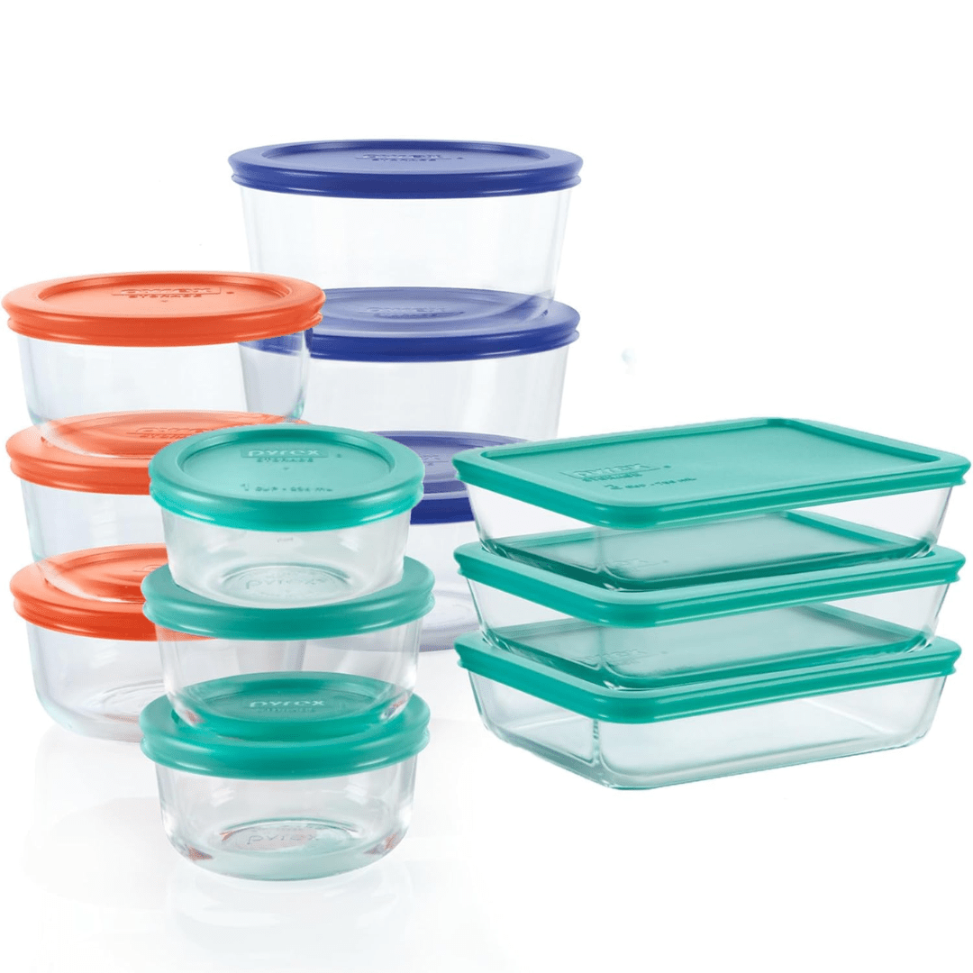 EcoGuard 12-Piece Airtight Glass Container Set for Food Storage