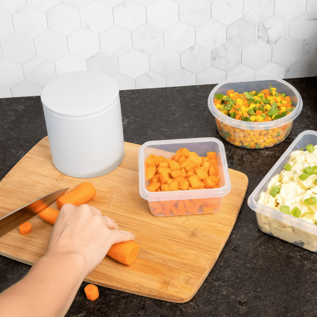 Sleek Storage Solutions: 16 Stackable Airtight Containers