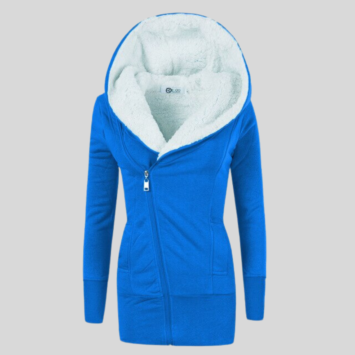 Hooded Lamb Fleece Sweater | Mid-Length Warmth | Soft and Cozy Comfort | Cotton Blend
