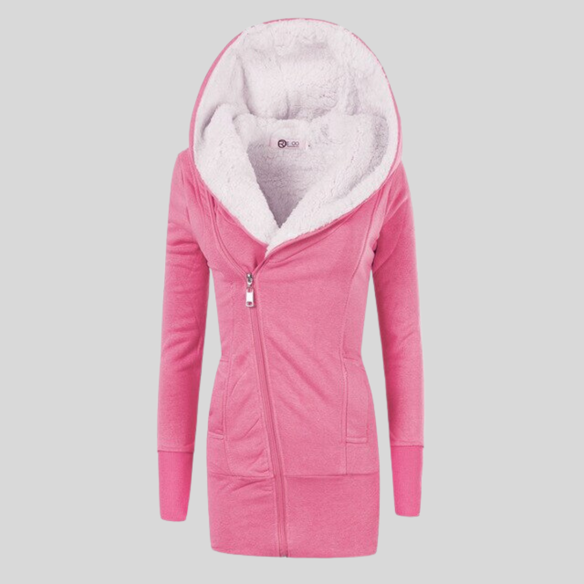Hooded Lamb Fleece Sweater | Mid-Length Warmth | Soft and Cozy Comfort | Cotton Blend