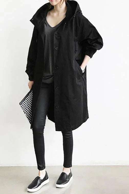 Women’s Raincoat | Belted Trench Style | Mid-Length & Adjustable Fit | Weather Protection and Versatile Wear