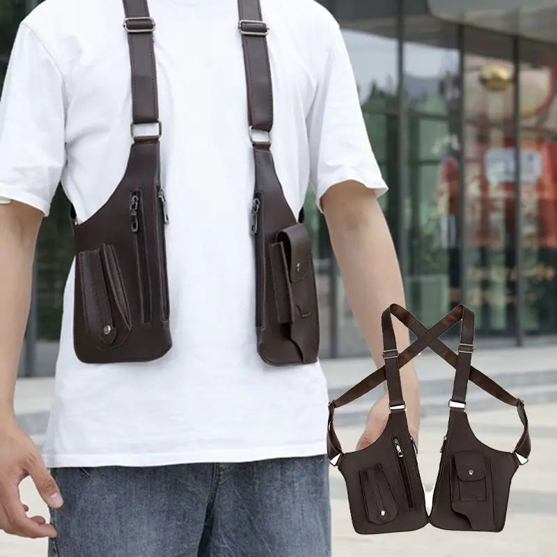 Black Shoulder Bag with Anti-Theft Zippers – Water-Resistant for Daily Use