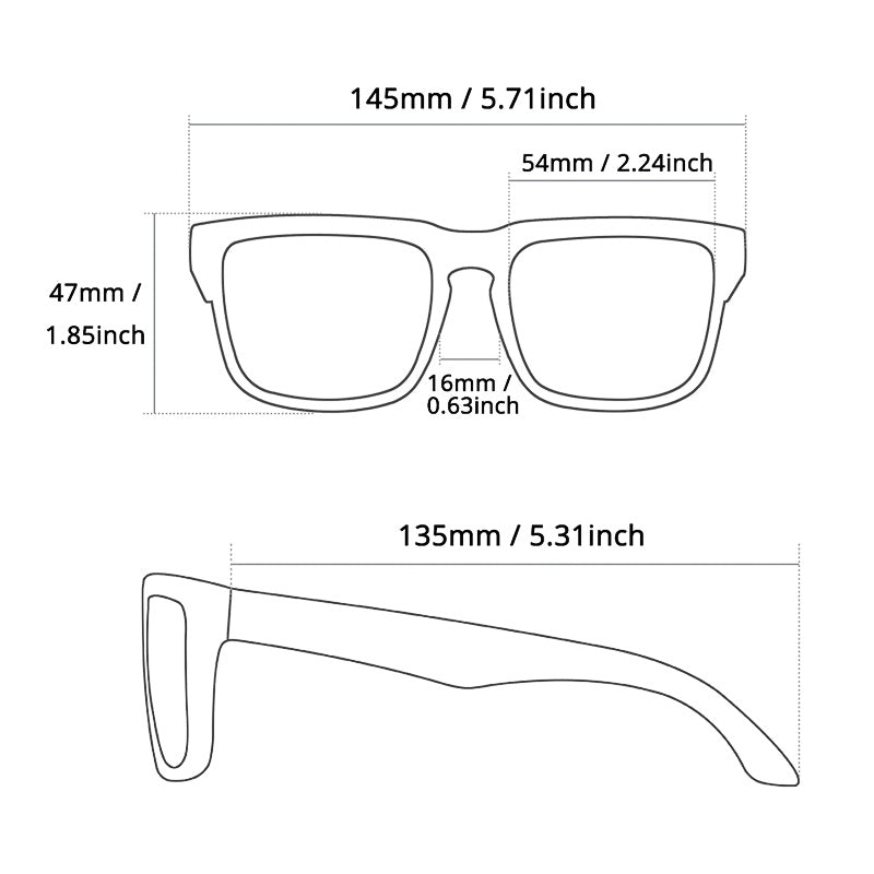 Polarized Sunglasses with UV400 Protection – Lightweight Frame for Comfort