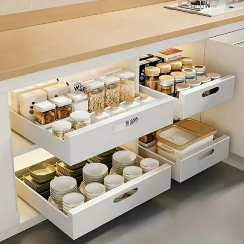 Smart Kitchen Under-Cabinet Organizer – Adjustable Storage Solution