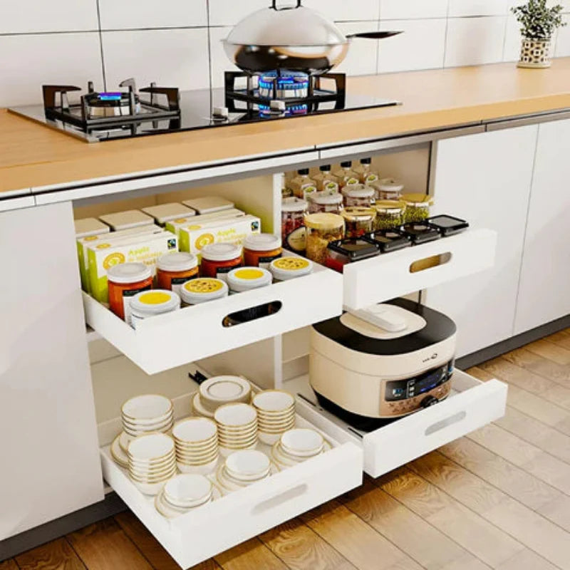 Smart Kitchen Under-Cabinet Organizer – Adjustable Storage Solution