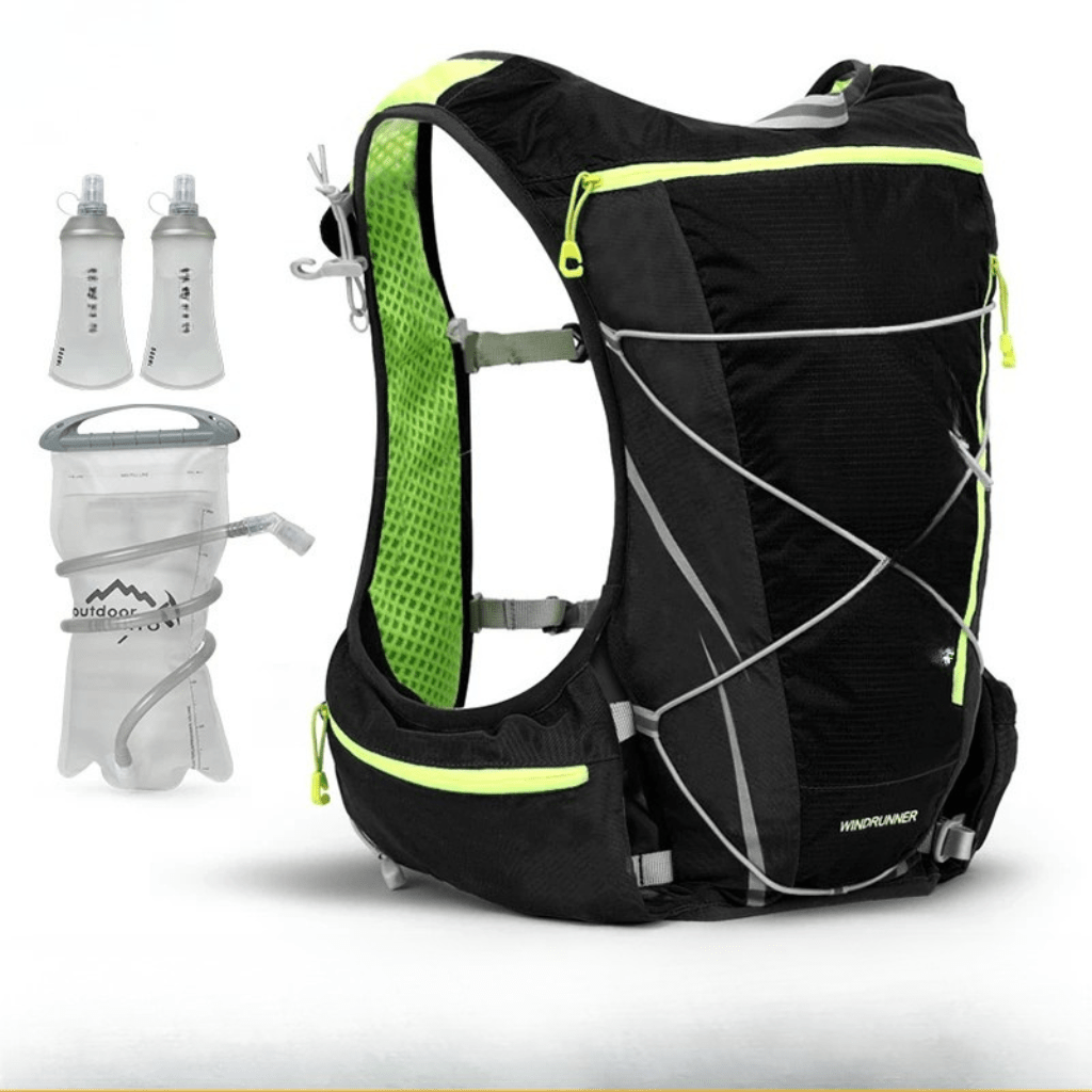 HydraFlow 8L Lightweight Hydration Pack with 1.5L Bladder for Active Adventures