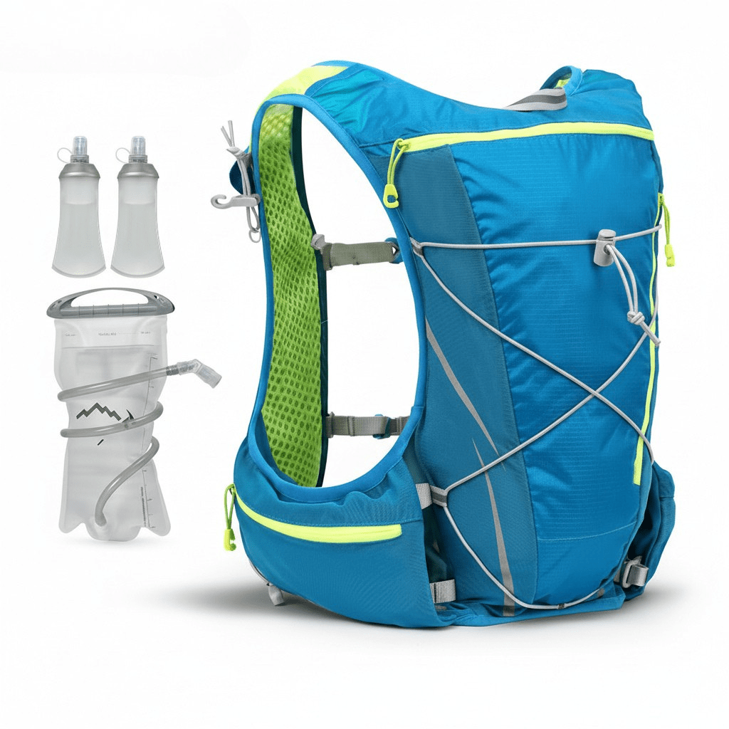 HydraFlow 8L Lightweight Hydration Pack with 1.5L Bladder for Active Adventures