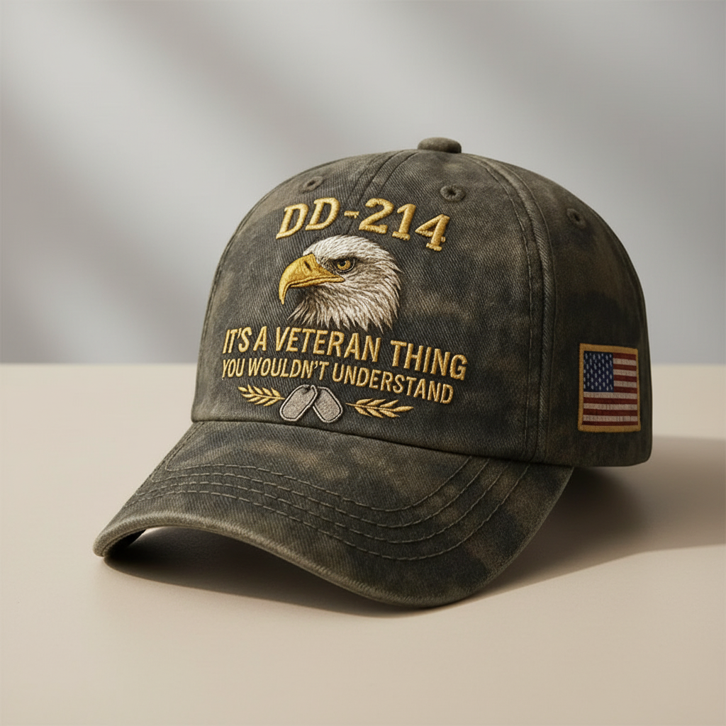Customizable Patriot Cap with Stitch Detail