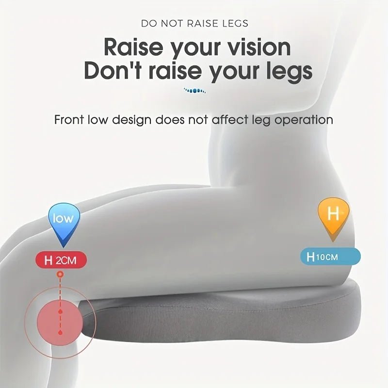 ComfortFlex Adjustable Memory Foam Driving Seat Cushion