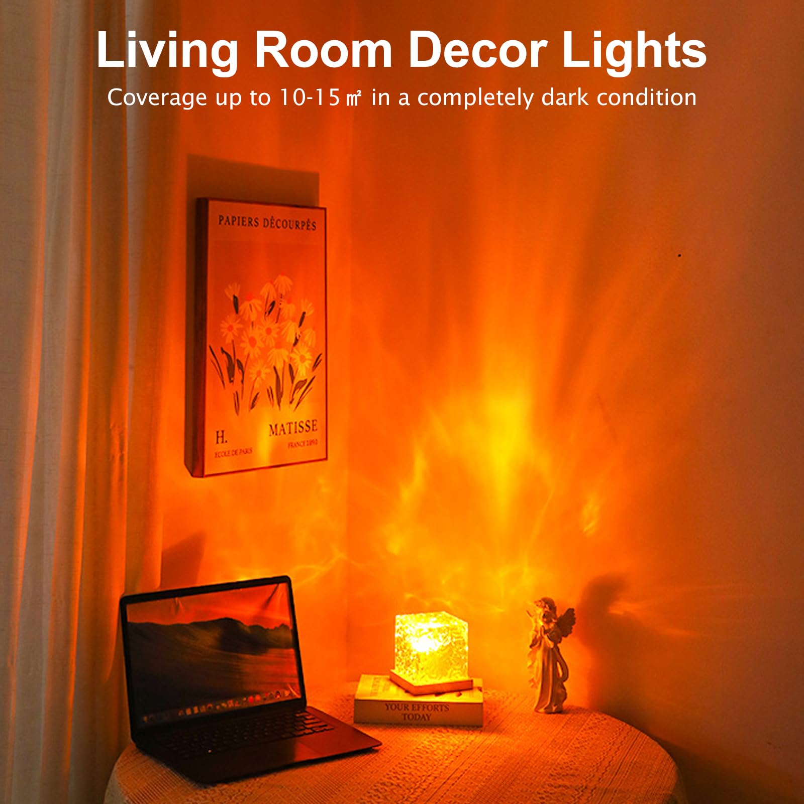 Room Light Projector for Ambiance and Decor