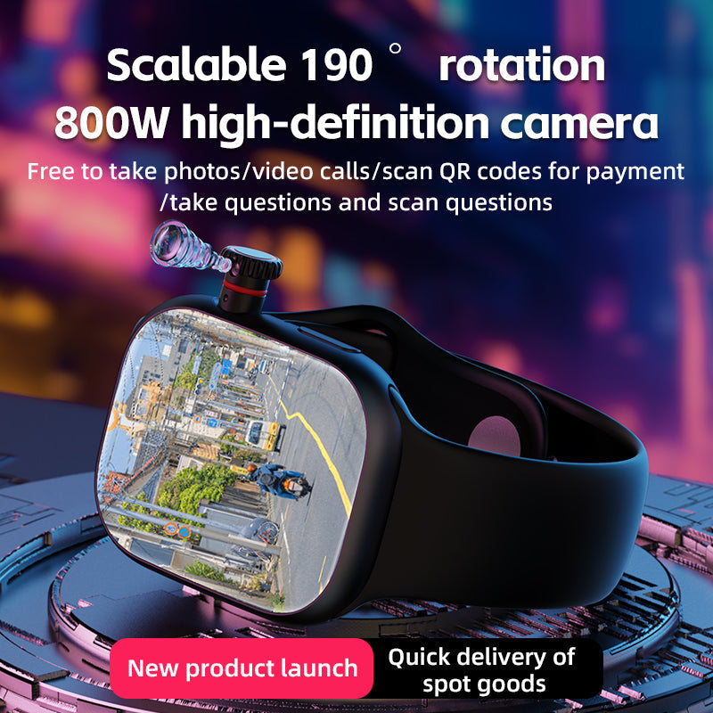 4G Smartwatch with AMOLED Screen and Telescopic Camera for Daily Use