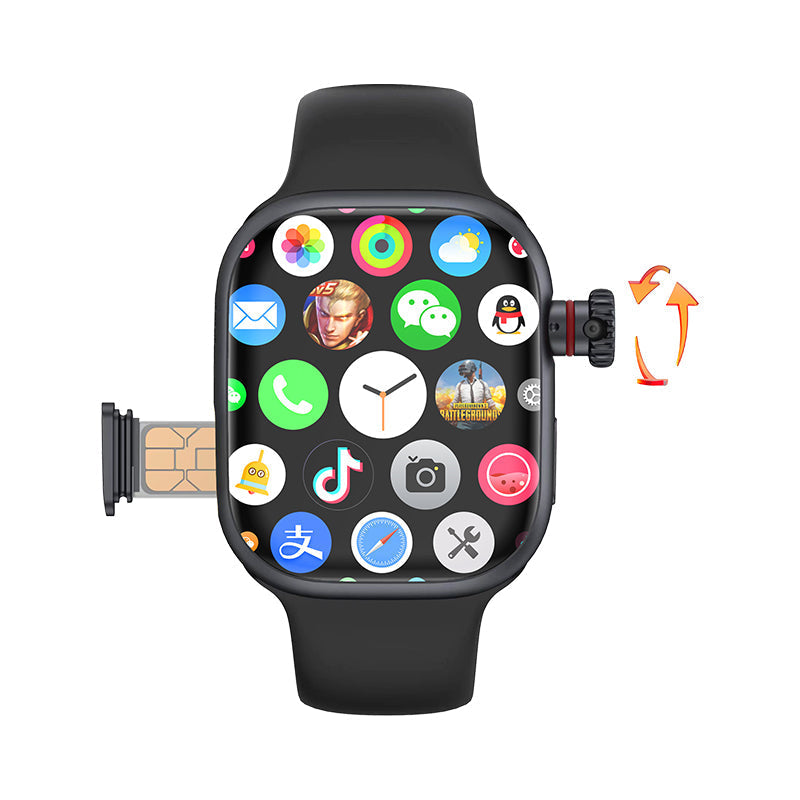 4G Smartwatch with AMOLED Screen and Telescopic Camera for Daily Use