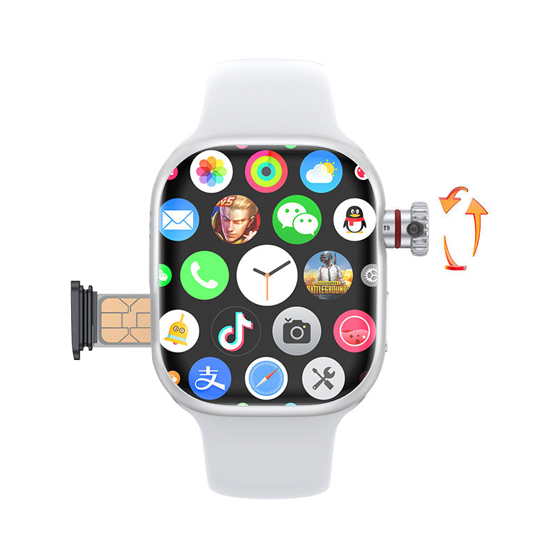 4G Smartwatch with AMOLED Screen and Telescopic Camera for Daily Use