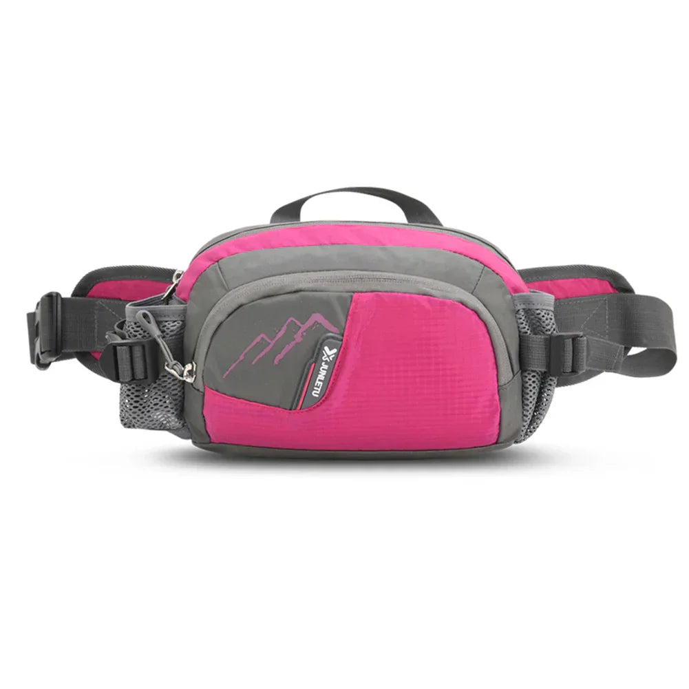 Sport Hip Bag with Adjustable Water Bottle Holder for Active Use