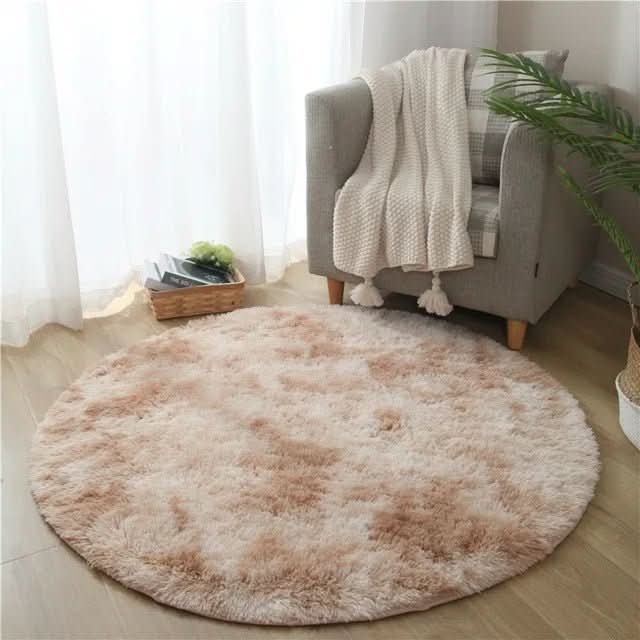 CozyCloud Plush Round Area Rug for Luxurious Comfort