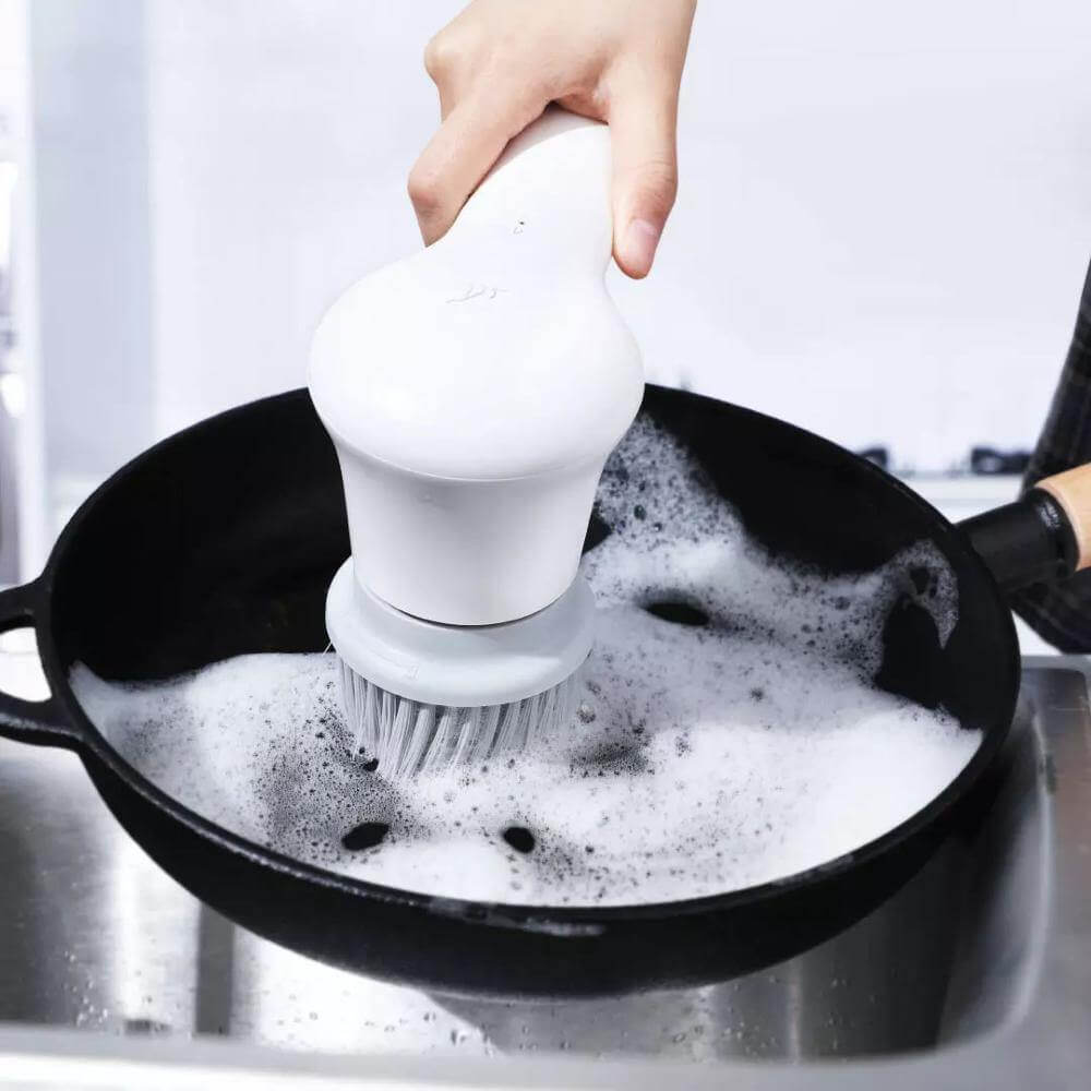 Handheld Kitchen Washer - Waterproof Design for Tough Stain Removal