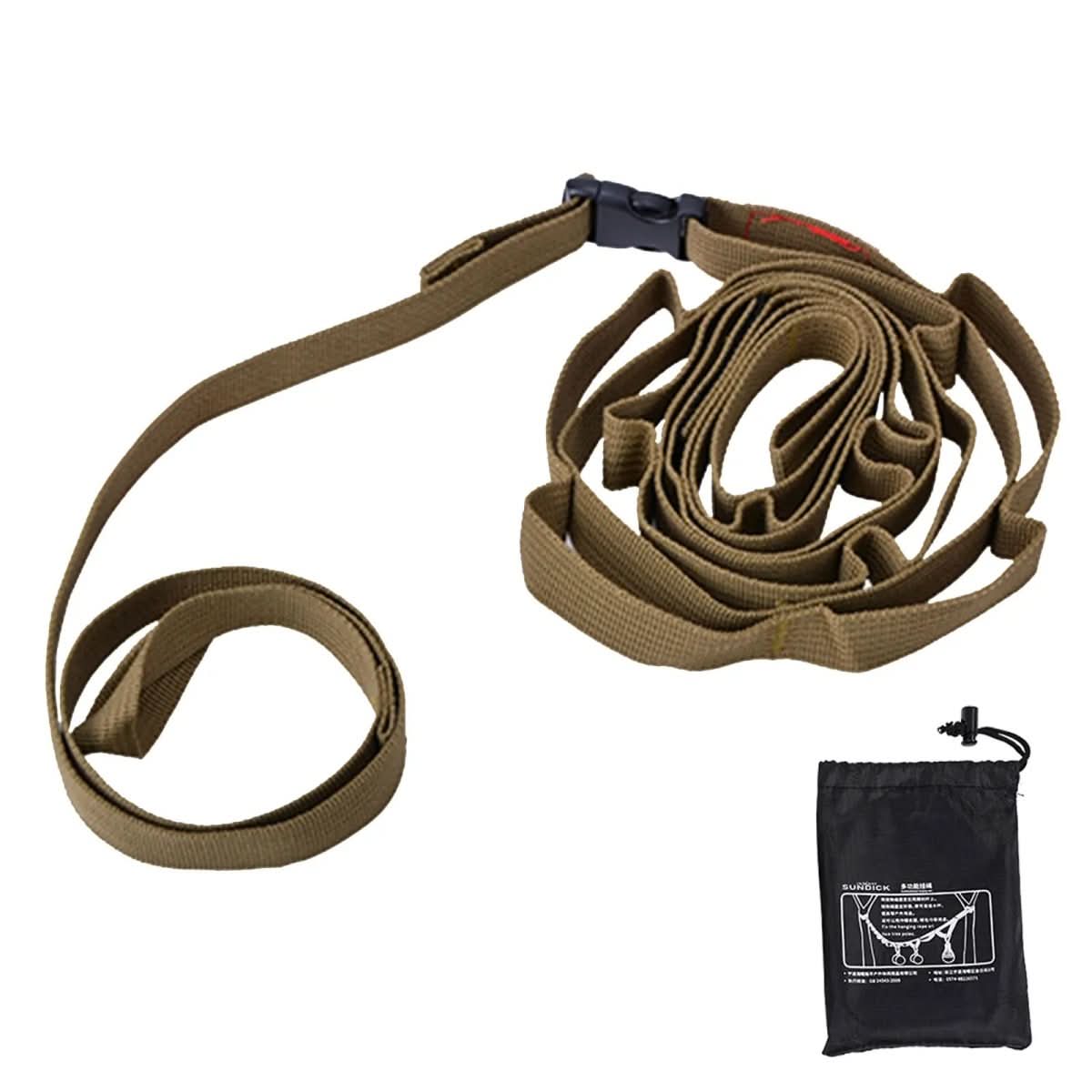 Adjustable Length Outdoor Hanging Rope for Camping and Hiking