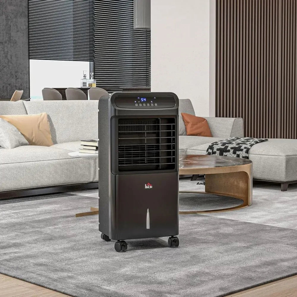 3-in-1 Evaporative Cooling Fan with 12-Hour Timer – Portable Swamp Cooler