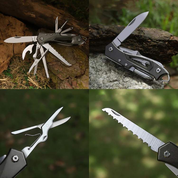 Compact Stainless Steel Multi-Tool – Essential Adventure Knife