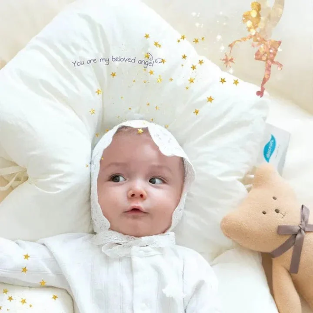 Newborn Baby Head and Side Support Pillow with Adjustable Features