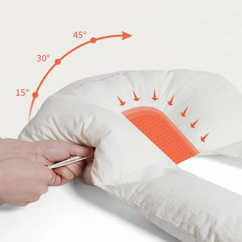 Newborn Baby Head and Side Support Pillow with Adjustable Features