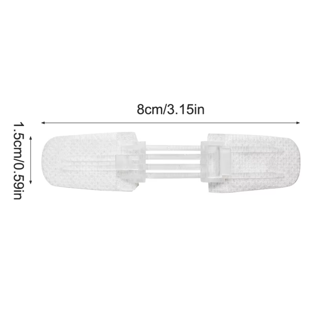 Portable First Aid Dressing Kit with Adjustable Zipper Closure Strips