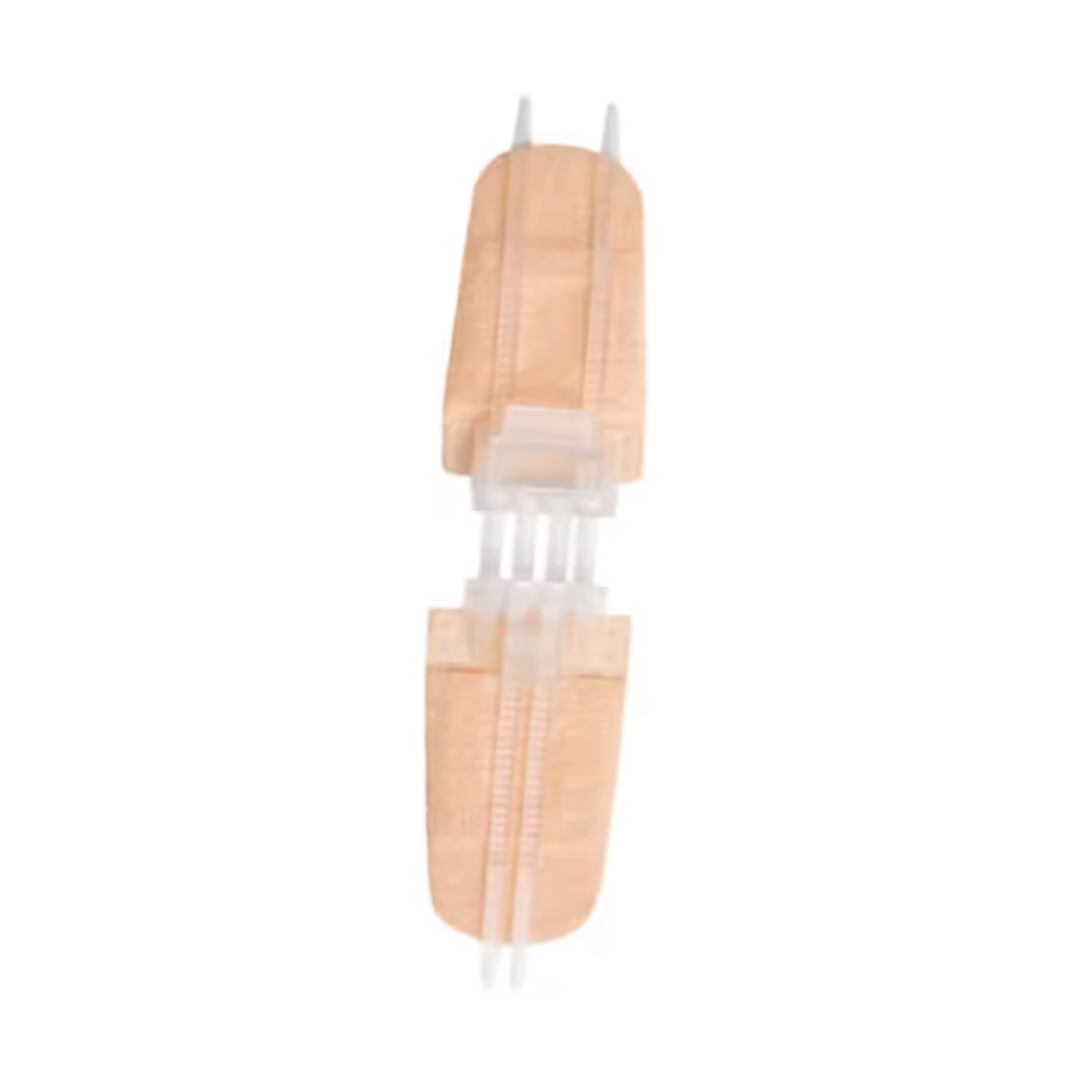 Portable First Aid Dressing Kit with Adjustable Zipper Closure Strips