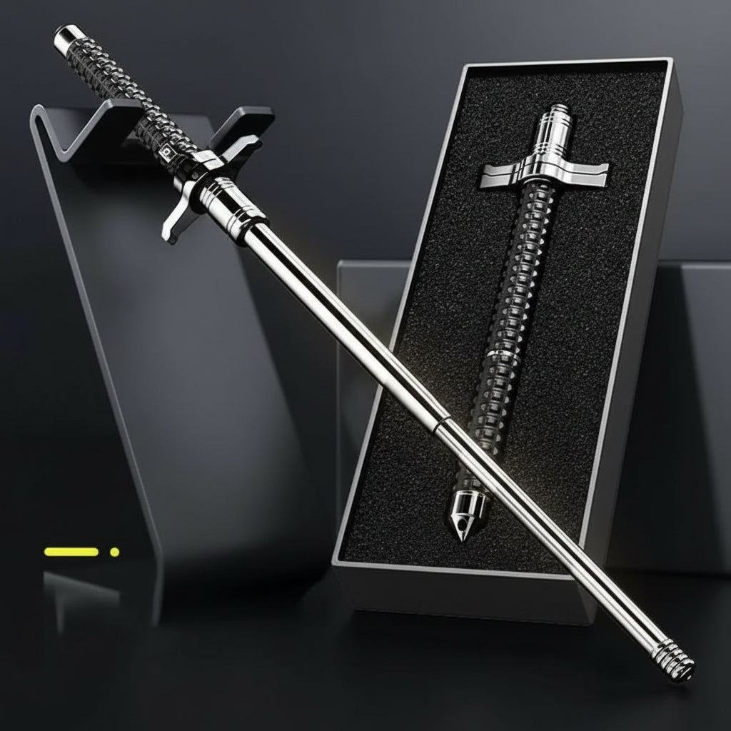 TrailBuddy Adjustable Walking Stick with Secure Grip and Safety Features