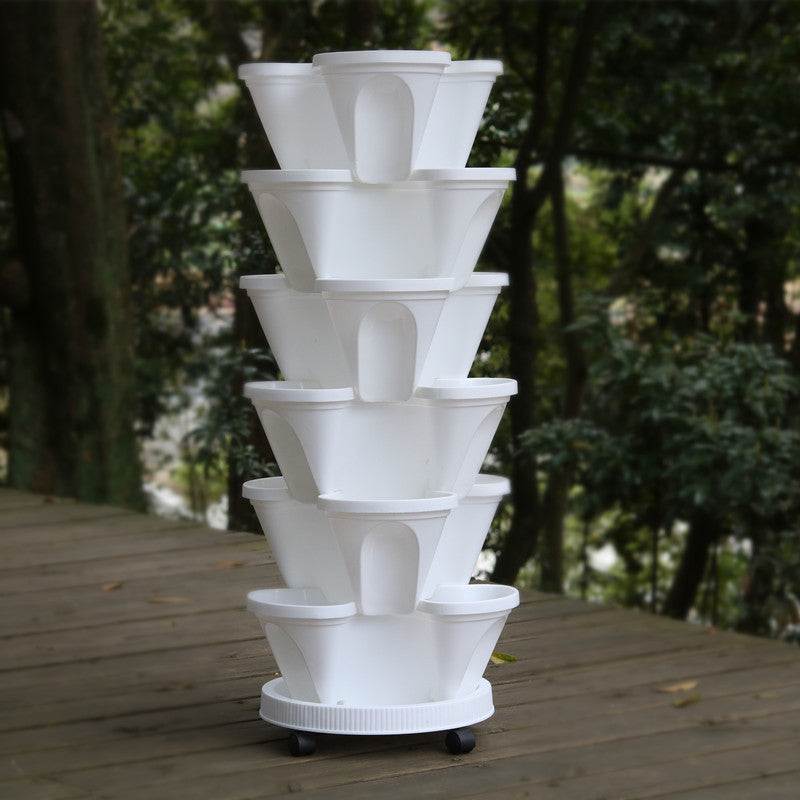 Space-Saving Grow Tower for Urban Gardening | Vertical Hydroponic Planter