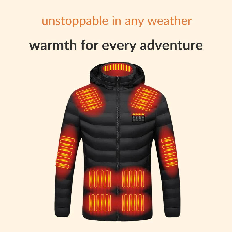 Adjustable Warmth Puffer Jacket for Men and Women