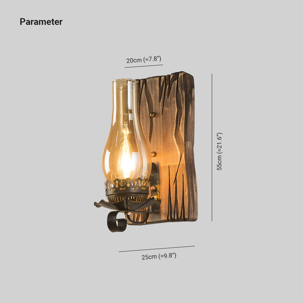 Taavita | Classic Wall Lamp Made of Wood with LED Bulbs