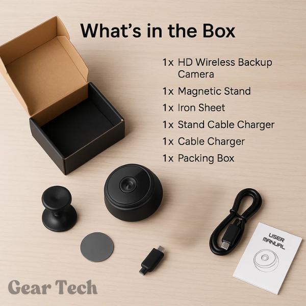 Wireless Backup Camera for RVs and Trucks - Night Vision & Waterproof