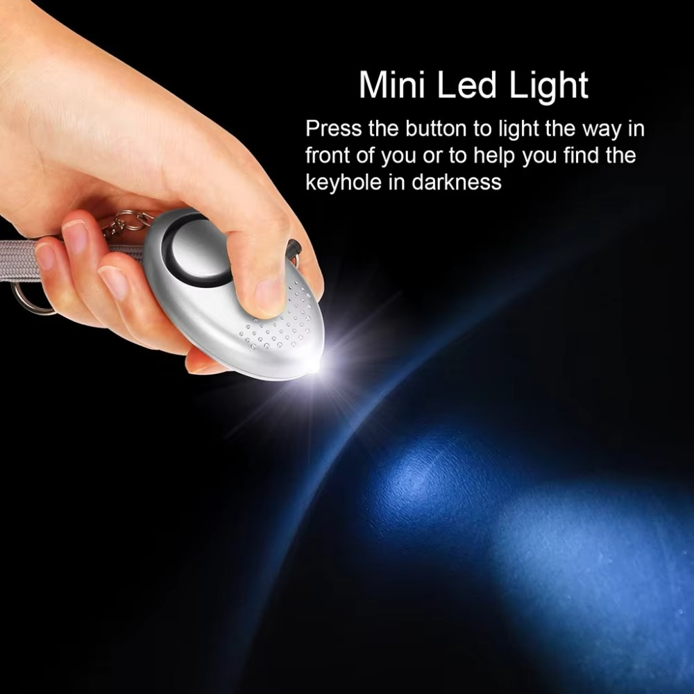 Personal Safety Keychain with 130dB Emergency Alarm