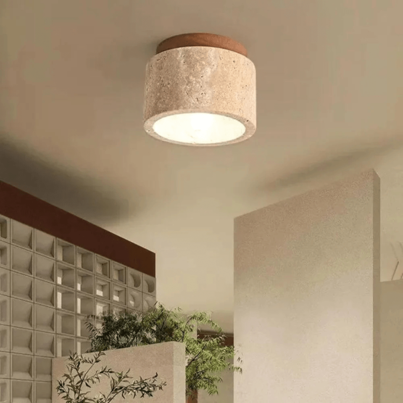 Serenity Oak LED Ceiling Light – Embrace Tranquil Living