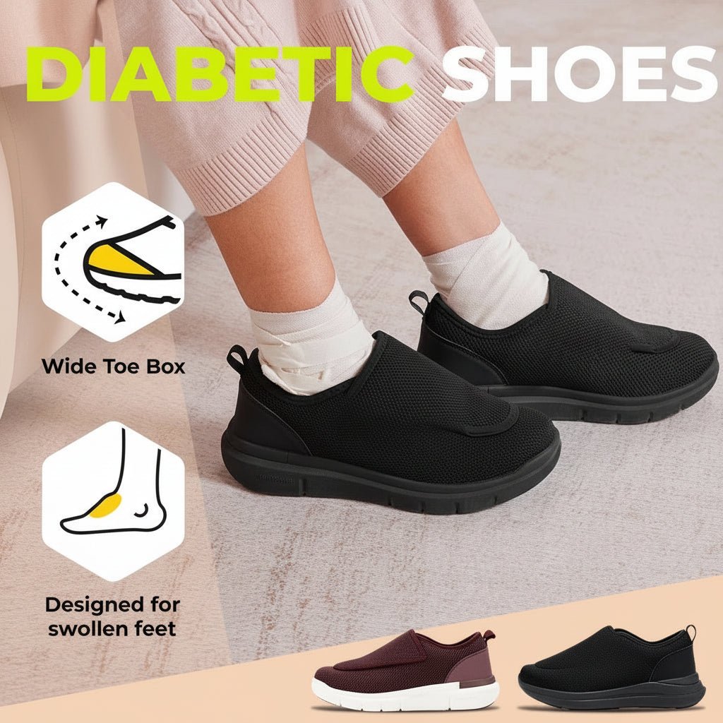 ComfortPlus Extra Roomy Women's Walking Sneakers with Custom Fit