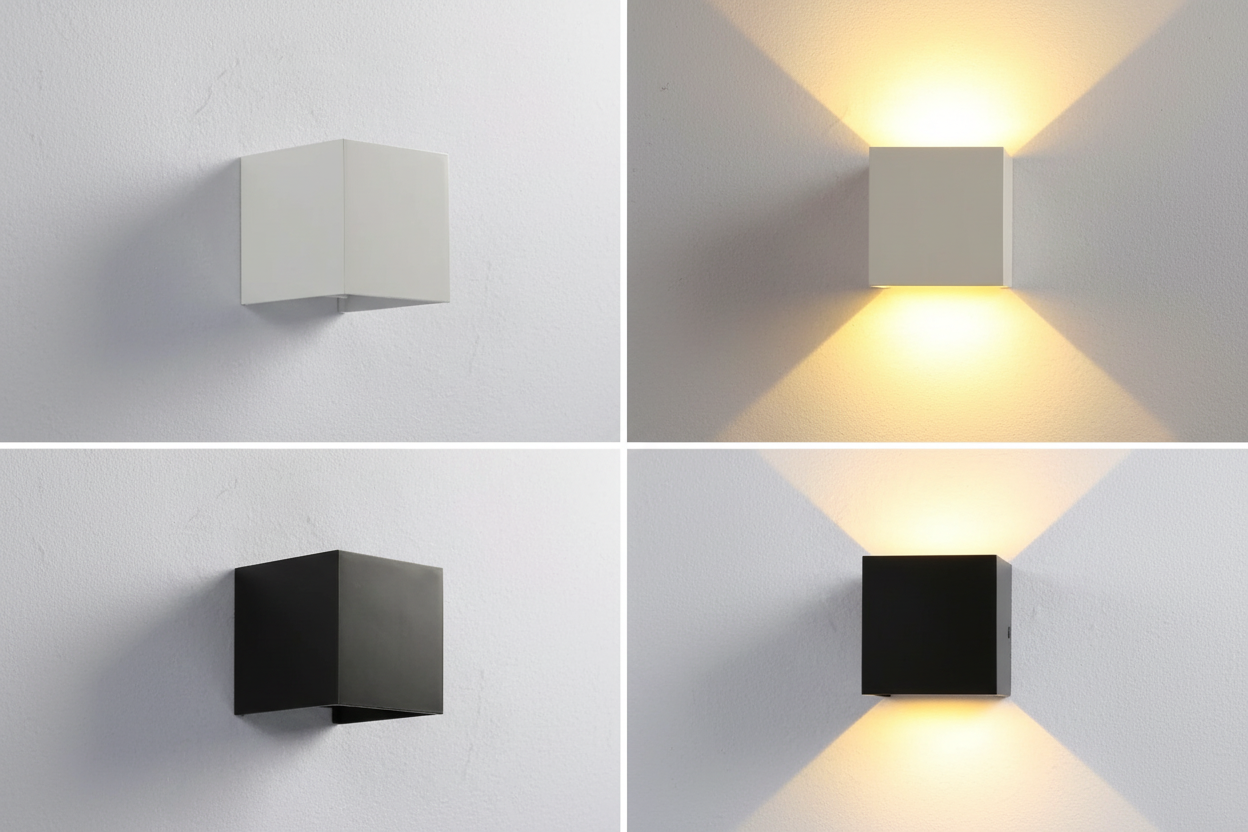 Smart Cube LED Wall Light with Motion Detection