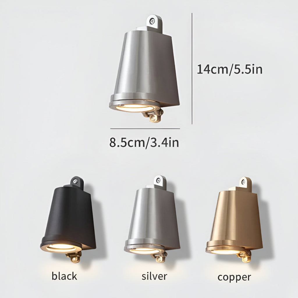 Sleek Metal Outdoor Wall Lantern with Cozy Illumination