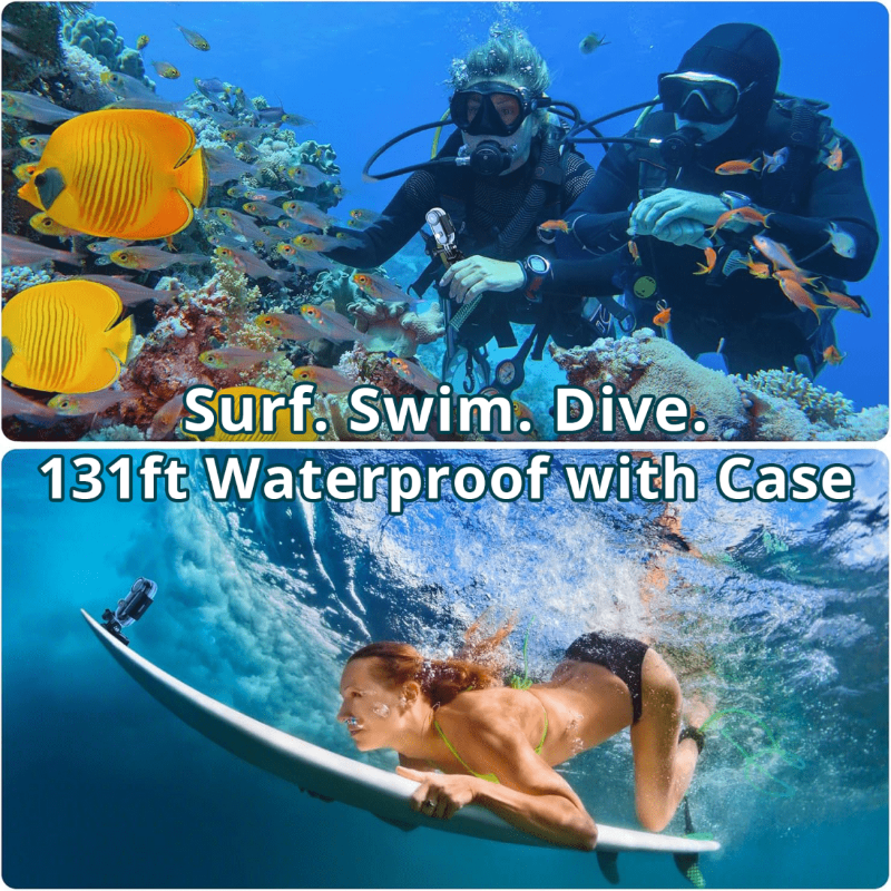 ExtremePro 4K Waterproof Action Camera Kit for Adventurers