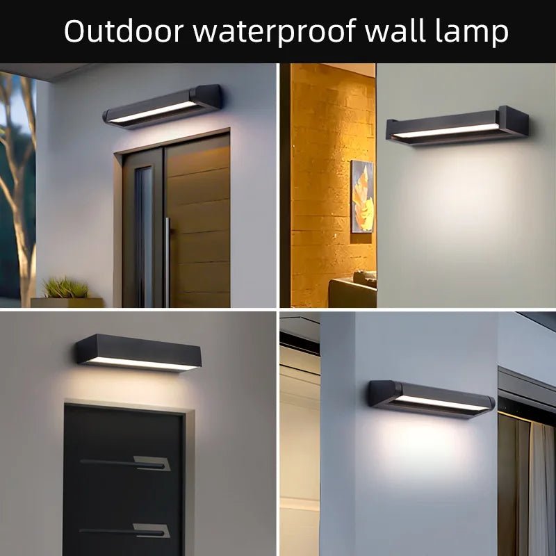 BrilliantBeam Adjustable Outdoor LED Wall Light with Waterproof Design