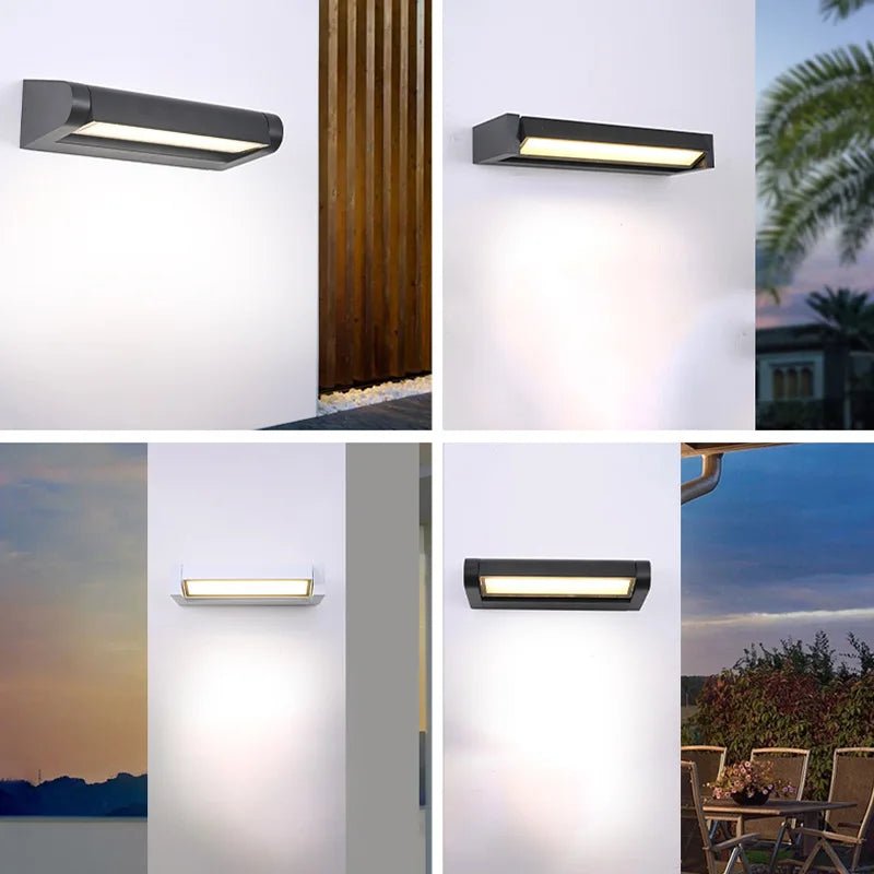 BrilliantBeam Adjustable Outdoor LED Wall Light with Waterproof Design