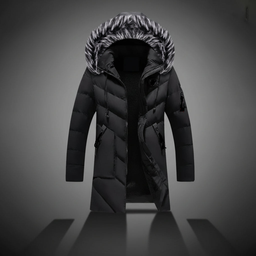 Men's Insulated Winter Jacket with Cozy Lining