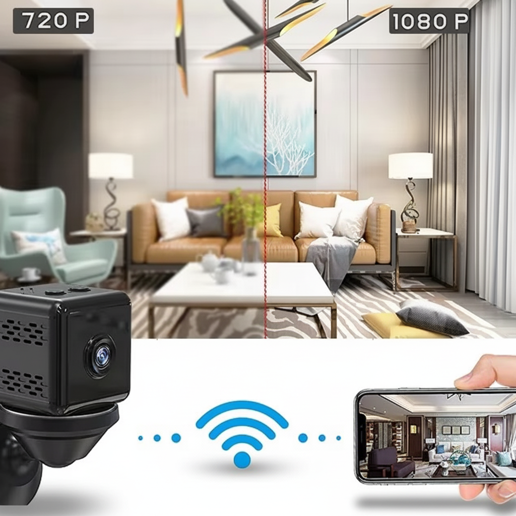 Smart 1080p Surveillance Camera for Any Environment with Motion Alerts